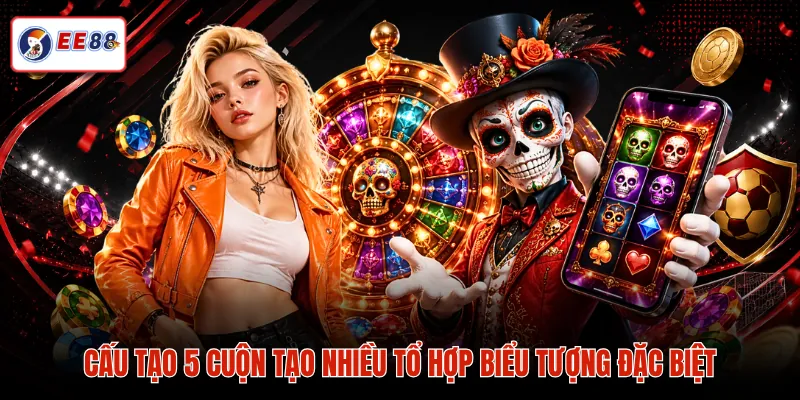 Cấu tạo 5 cuộn tạo nhiều tổ hợp biểu tượng đặc biệt