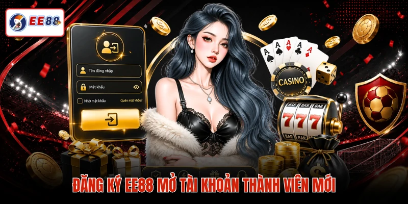 Đăng ký EE88 mở tài khoản thành viên mới